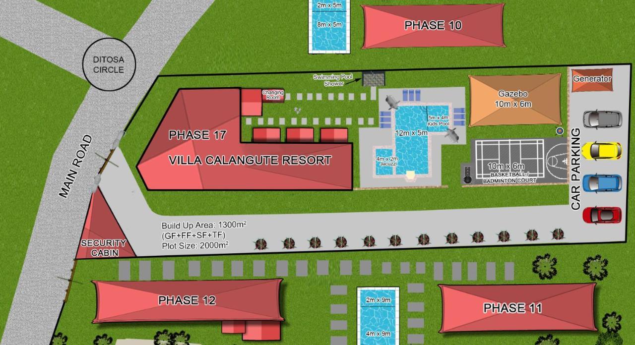 Villa Calangute Phase 12 المظهر الخارجي الصورة