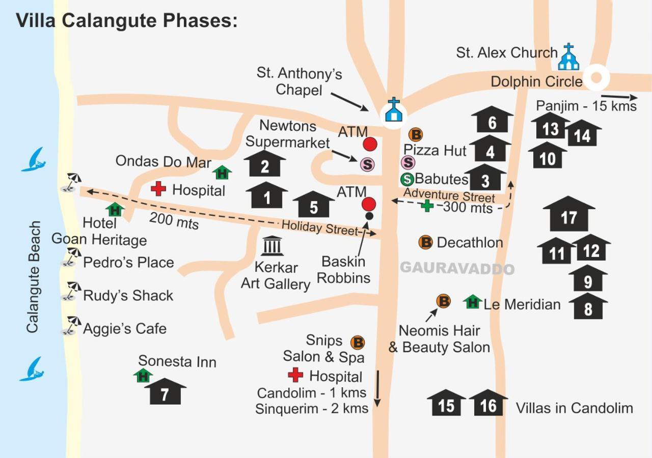 Villa Calangute Phase 12 المظهر الخارجي الصورة